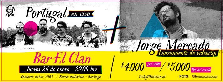 Afiche Portugal + Jorge Mercado
