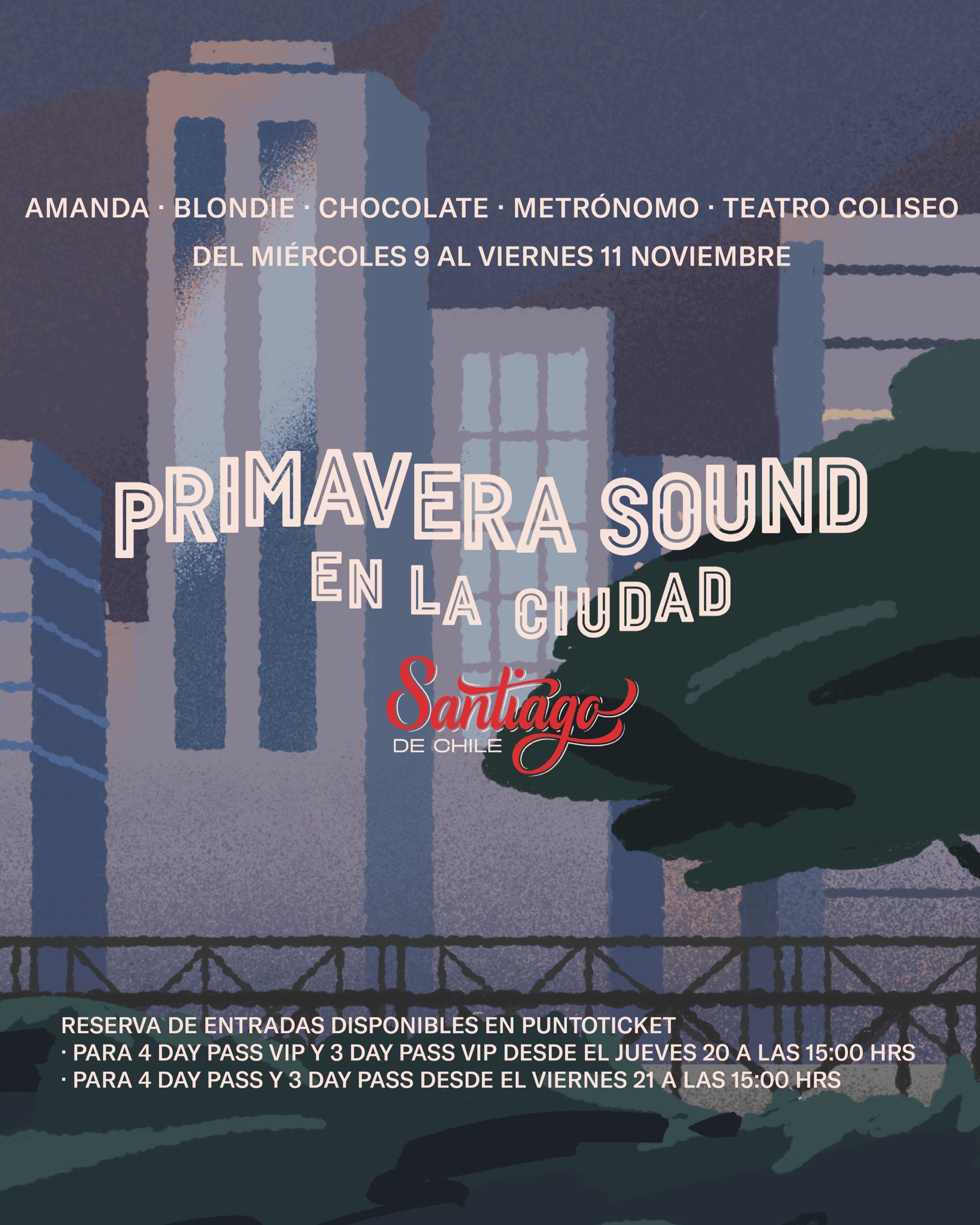 Descubre las bandas, fechas y lugares de Primavera en la Ciudad