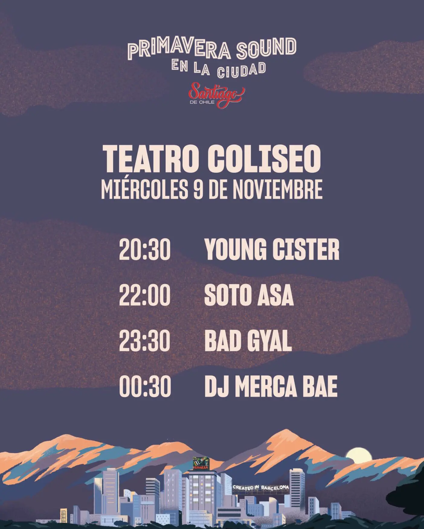 Bad Gyal en Chile, 30 de noviembre en Movistar Arena